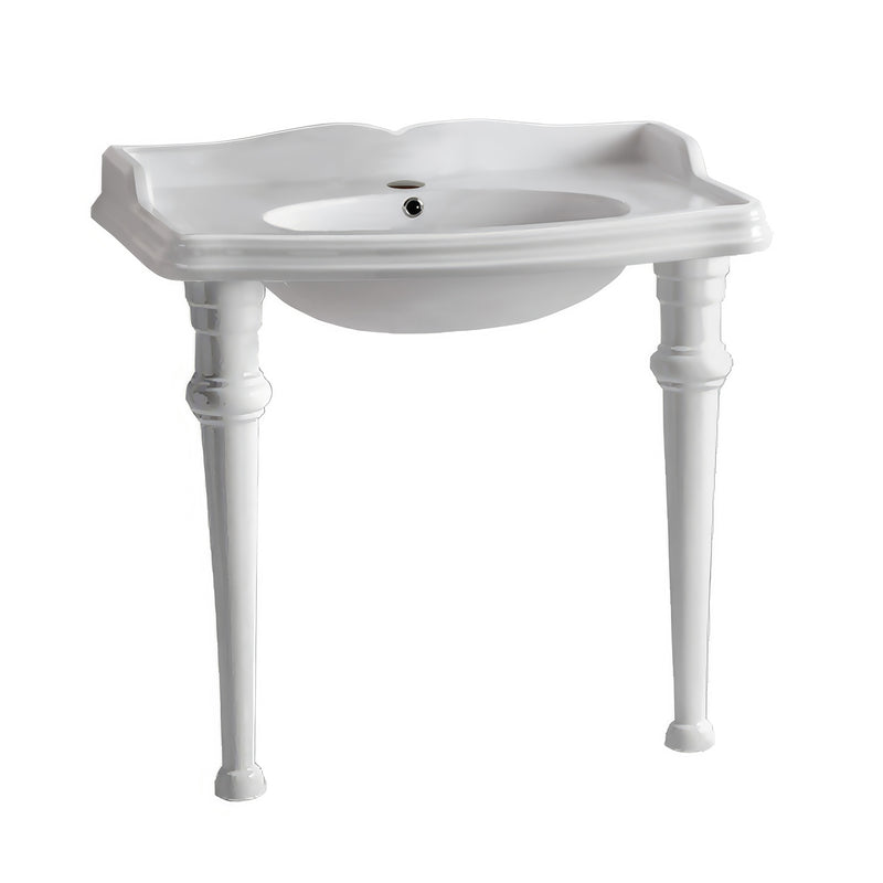 Whitehaus Isabella 40 inch Console Sink - Single Hole