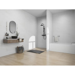 Vanity Art 60"x 30" Pure White Alcove Soaking Tub with Overflow and Drain - B3022-Right