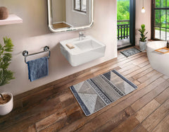 Whitehaus Rectangular Wall Mount Basin with Faucet Drilling Options and Rear Center Drain Location