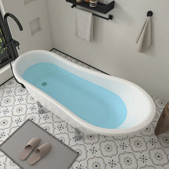 Vanity Art 69" Luxury Acrylic Clawfoot Freestanding Bathtub – Classic Elegance & Modern Comfort - VA6310-L