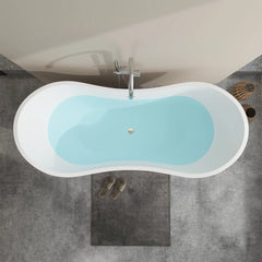Vanity Art 71" Acrylic Clawfoot Freestanding Bathtub – Timeless Style & Luxurious Comfort - VA6517