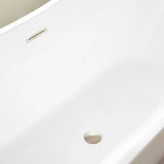 Vanity Art 71" Acrylic Clawfoot Freestanding Bathtub – Timeless Style & Luxurious Comfort - VA6517