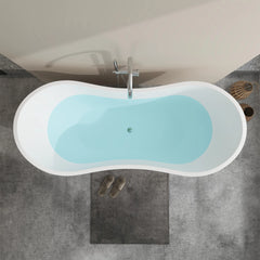 Vanity Art 71" Acrylic Clawfoot Freestanding Bathtub – Timeless Style & Luxurious Comfort - VA6517