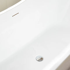 Vanity Art 71" Acrylic Clawfoot Freestanding Bathtub – Timeless Style & Luxurious Comfort - VA6517