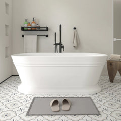 Vanity Art 68" Acrylic Freestanding Soaking Bathtub – Sleek Design & Spa-Like Comfort - VA6610-L