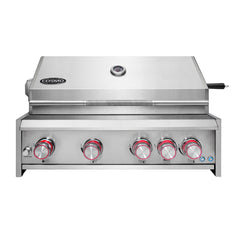 Cosmo Cosmo 32 in. Built-In Propane Gas Grill with 5 Burners, Infrared Rotisserie, Knob LED Lighting in Stainless Steel - COS-BGGN325K