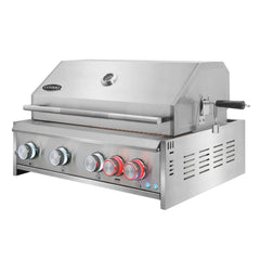 Cosmo Cosmo 32 in. Built-In Propane Gas Grill with 5 Burners, Infrared Rotisserie, Knob LED Lighting in Stainless Steel - COS-BGGN325K