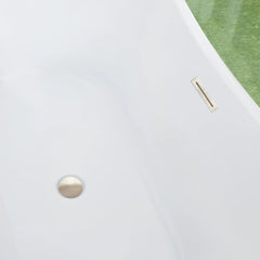 Vanity Art 67" Acrylic Freestanding Soaking Bathtub – Luxurious Comfort & Modern Design - VA6805