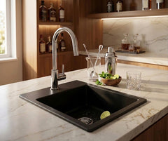 LaToscana Bar Sink Fireclay Drop-In – 16 x 20 x 8.5 – Single Hole - PO0201710 - The Home Selection