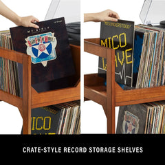 Crosley Asheville Large Record Storage Console - CF1148