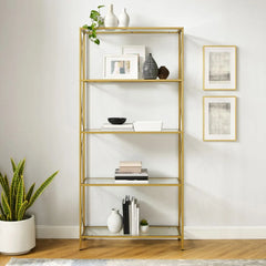 Crosley Helena Etagere Bookcase - CF1410-GL