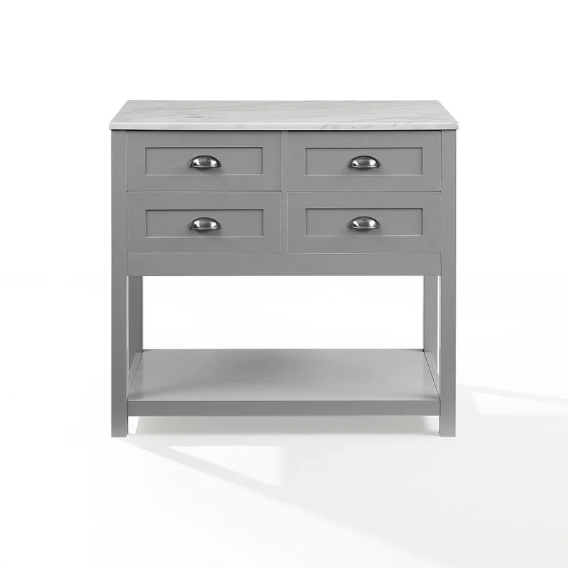 Crosley Connell Kitchen Island/cart - CF3036WM-GY