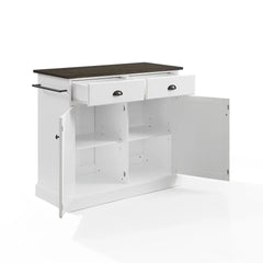 Crosley Shoreline Kitchen Island - CF3038BR-WH