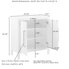 Crosley Darcy Storage Cabinet - CF3124-BR