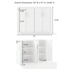 Crosley Savannah Sideboard - CF4227-WH