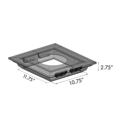 ZLINE 36 in. CrownSound™ Ducted Vent Island Mount Range Hood in Stainless Steel and Glass with Built-in Bluetooth Speakers - GL5iCRN-BT-36 - The Home Selection