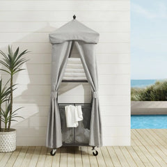 Crosley Grady Outdoor Storage Towel Valet - CO7309MB-GY