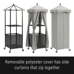 Crosley Grady Outdoor Storage Towel Valet - CO7309MB-GY