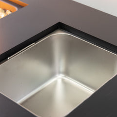 Deko Living 42" Rectangular Outdoor Propane Firetable with Ice Bucket - COB10004