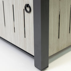 Deko Living 42" Rectangular Outdoor Propane Firetable with Ice Bucket - COB10004