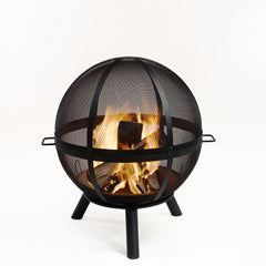 Deko Living 33" Metal Wood Burner Sphere Fire Pit - COB10508