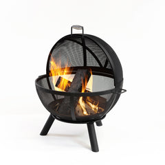 Deko Living 33" Metal Wood Burner Sphere Fire Pit - COB10508