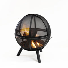 Deko Living 33" Metal Wood Burner Sphere Fire Pit - COB10508