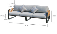 Deko Living Outdoor 5 Place Seating - COP30004