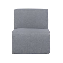 Deko Living Outdoor Compressed Foam Armless Sectional Sofa Chair