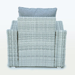 Deko Living 5 Place Seating Outdoor Wicker Sofa and Sofa Chair Set with Table - COP30