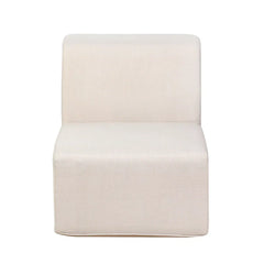 Deko Living Outdoor Compressed Foam Armless Sectional Sofa Chair