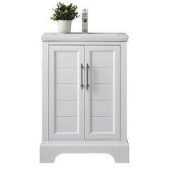 Vanity Art 24-Inch  Bathroom Vanity with Ceramic Top - VA5024