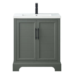 Vanity Art 30- Bathroom Vanity with Ceramic Top - VA5030