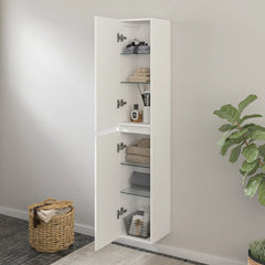 Vanity Art 63-Inch Wall-Hung Bathroom Cabinet - VA6011W