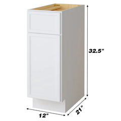 Vanity Art Bath Cabinet Only CVJ – Classic Solid Birch Vanity Cabinet: Timeless Elegance Meets Practical Storage - VA4112-1