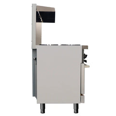 Forno Commerciale 60-Inch Commercial Gas Range – 10 Burners – 300,000 BTU – 9.3 cu. ft. Double Ovens – Stainless Steel - FCMGR0093-60