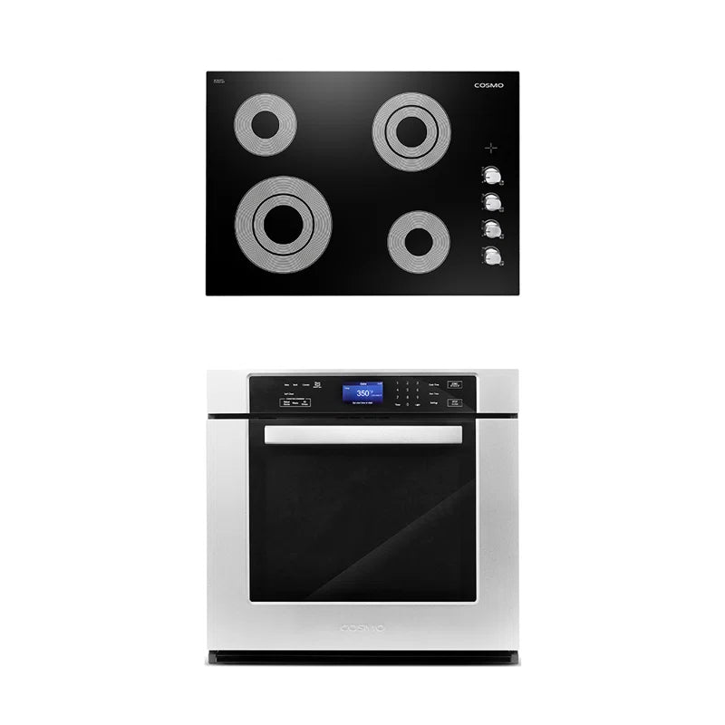 Cosmo 2PC Kitchen Package with 24″ Electric Wall Oven & 30″ Electric Cooktop - COS-2PKG-094