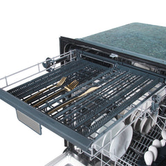 Cosmo Cosmo 24 in. Vista Collection Built-in Dishwasher, Advanced Sanitize Technology, Ultra-Quiet Operation in Stainless Steel - COS-DWV24TTR