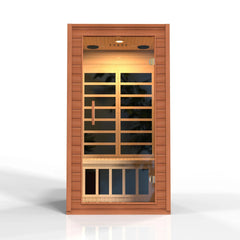 Dynamic "Avila" FAR Infrared Sauna with Hemlock Wood, Low EMF  2-Person  - DYN-6103-01