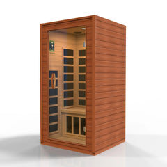 Dynamic "Avila" FAR Infrared Sauna with Hemlock Wood, Low EMF  2-Person  - DYN-6103-01