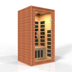 Dynamic "Avila" FAR Infrared Sauna with Hemlock Wood, Low EMF  2-Person  - DYN-6103-01