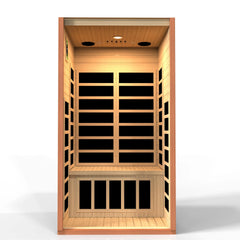 Dynamic "Avila" FAR Infrared Sauna with Hemlock Wood, Low EMF  2-Person  - DYN-6103-01