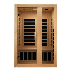 Dynamic 2 Person "Serena" Infrared Sauna Low EMF with Canadian Hemlock - DYN-6229-01