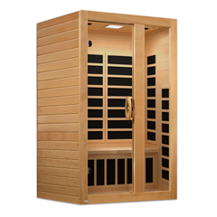 Dynamic 2 Person "Serena" Infrared Sauna Low EMF with Canadian Hemlock - DYN-6229-01
