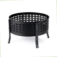Deko Living 27" Round Wood Burning Firepit - COB10514