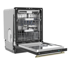 Forno Stella 24" Built-in Dishwasher, Tall Tub, Top Touch Control, Fingerprint-Resistant Dishwasher, Quiet 44 dBA, Soil-Sensing Capable, NSF & ENERGY STAR - FDWBI8010