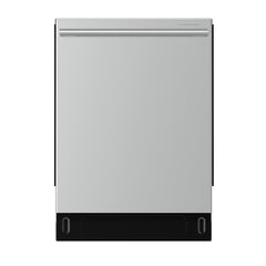 Forno Stella 24" Built-in Dishwasher, Tall Tub, Top Touch Control, Fingerprint-Resistant Stainless Steel Dishwasher, Quiet 44 dBA, Soil-Sensing Capable, NSF & ENERGY STAR - Front - The Home Selection