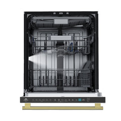 Forno Stella 24" Built-in Dishwasher, Tall Tub, Top Touch Control, Fingerprint-Resistant Dishwasher, Quiet 44 dBA, Soil-Sensing Capable, NSF & ENERGY STAR - White - Interior Light - The Home Selection