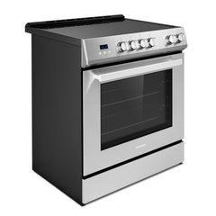 Cosmo Cosmo 30 in. Stellar Collection 5.0 cu. ft. Electric Range with 4 Burner Glass Cooktop and Convection Oven in Stainless Steel - COS-ERD304K