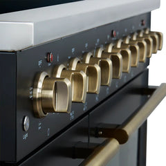 Forno Paolo 48-Inch Freestanding Electric Range – 6.7 Cu. Ft. – True Convection Oven – Energy Efficient - FFSEL6011-48